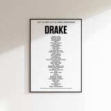 Drake Setlist - July 20th 2025 at Utilita Arena Birmingham, England