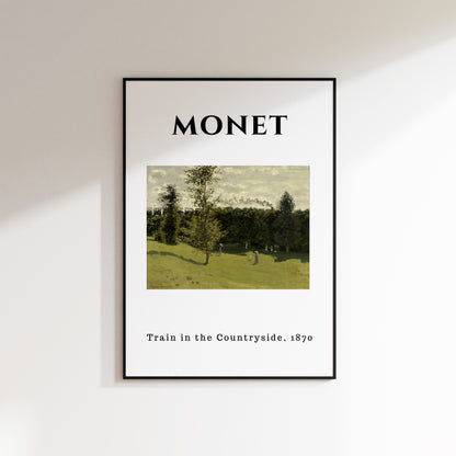 Monet - Train in the Countryside 1870