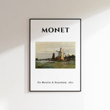 Monet - Un Moulin A Zaandam 1871
