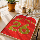 Arsenal Premier League Champions 26 - Home Kit