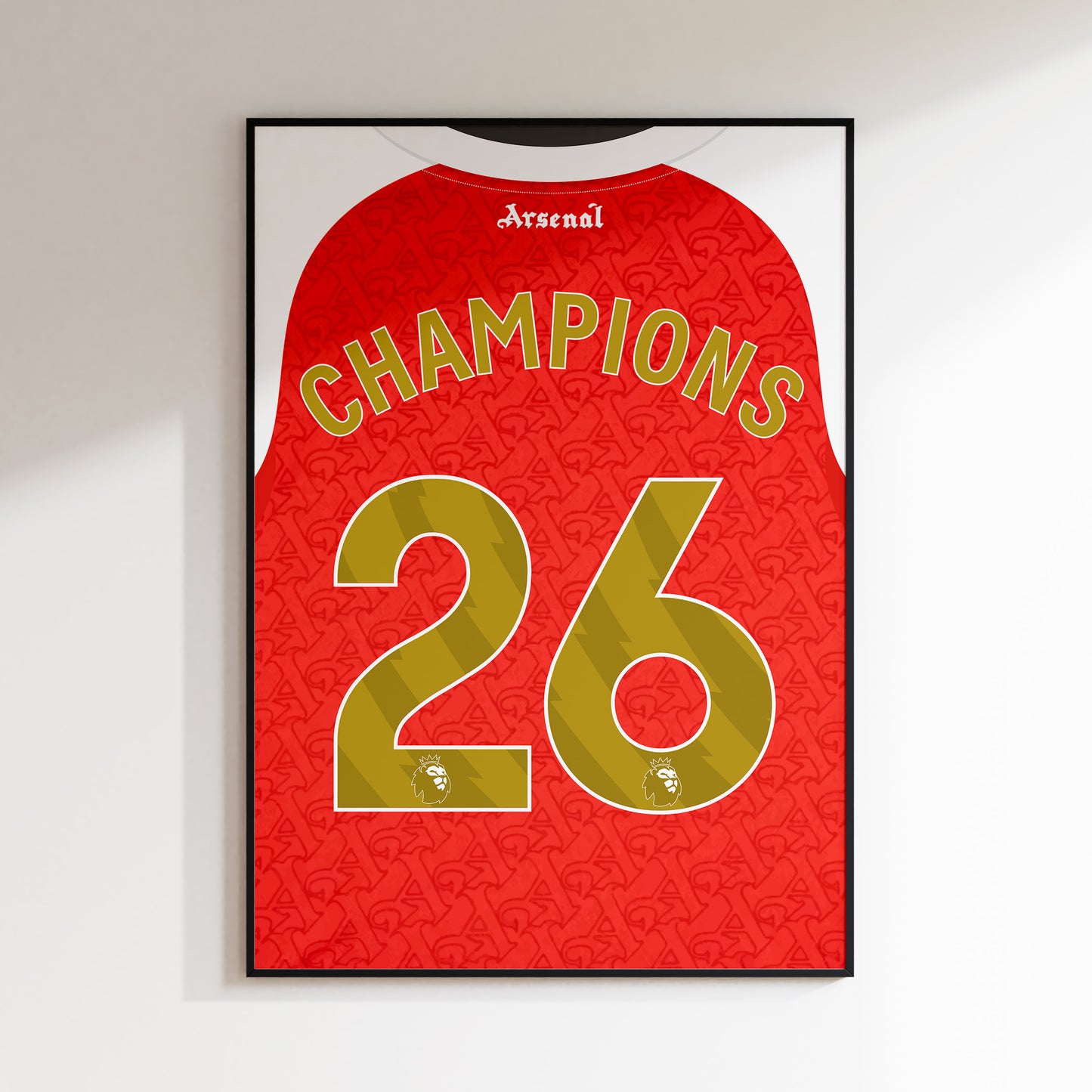 Arsenal Premier League Champions 26 - Home Kit