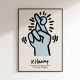 Keith Haring - Crossed Fingers