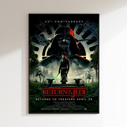 Star Wars Return of The Jedi - 40th Anniversary Poster