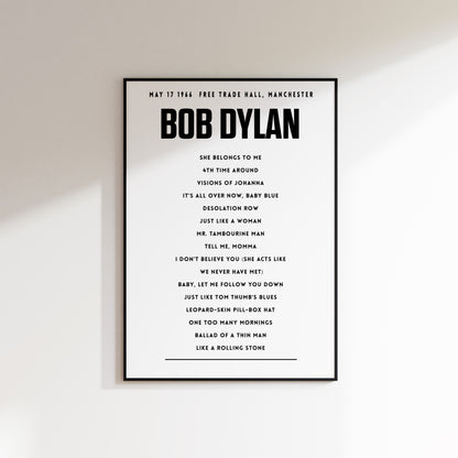 Bob Dylan May 17th 1966 Free Trade Hall, Manchester