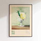 Gin and Tonic Recipe Print