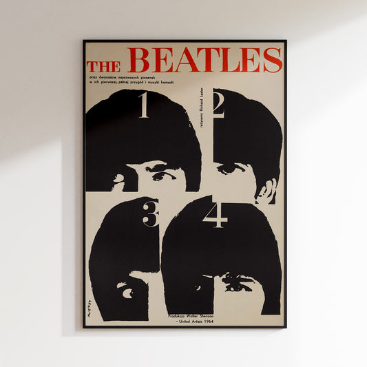 The Beatles Vintage Rock Poster