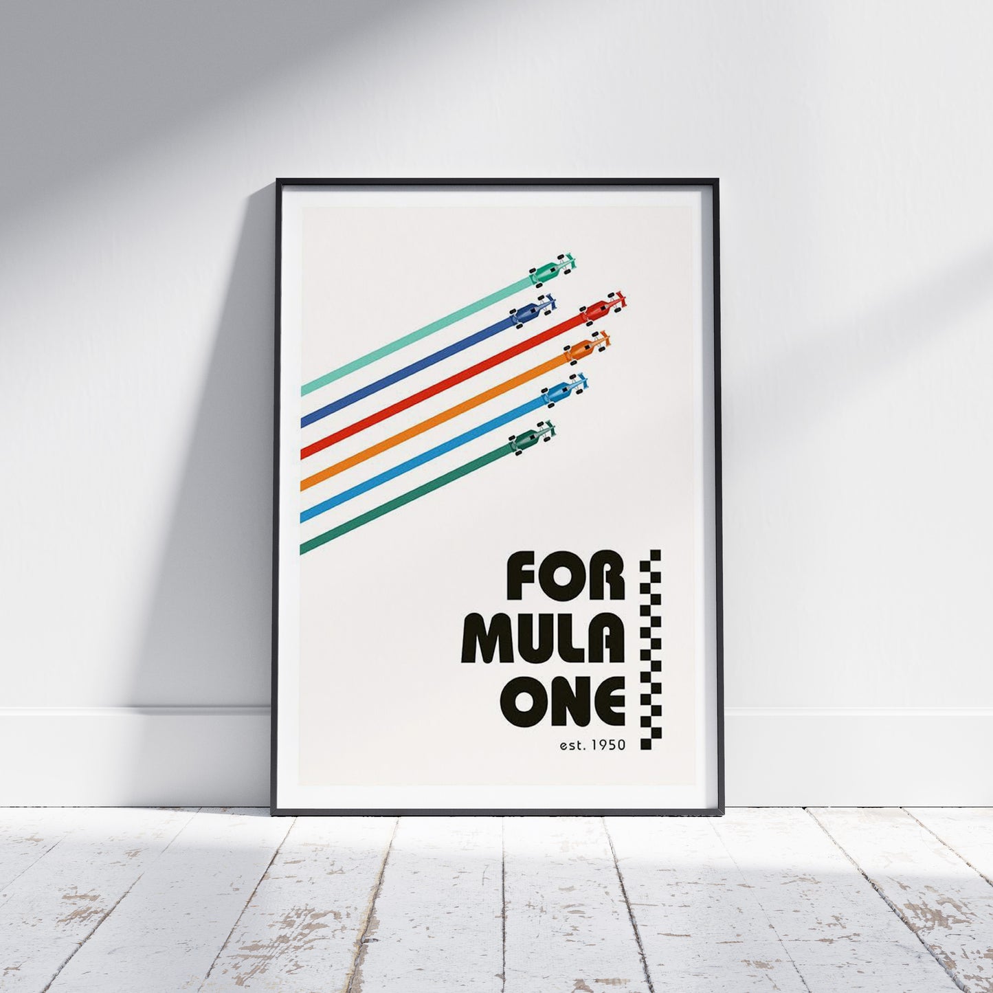 Formula 1 est 1950 Vintage Poster 2