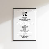 U2 - October 11th 2023 at  Sphere at The Venetian Resort, Las Vegas, NV, USA