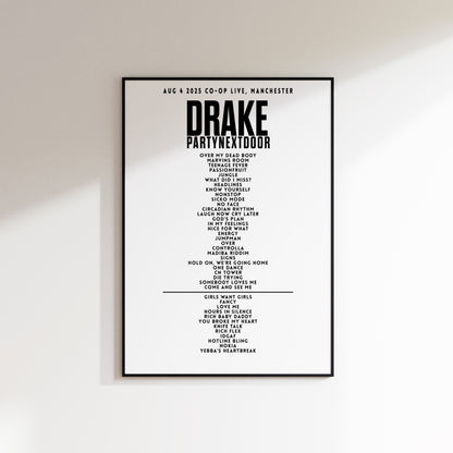 Drake - 4th August 2025, Co-op Live, Manchester