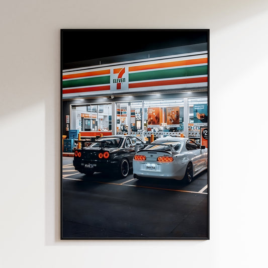 Supra X Skyline 7 Eleven Poster