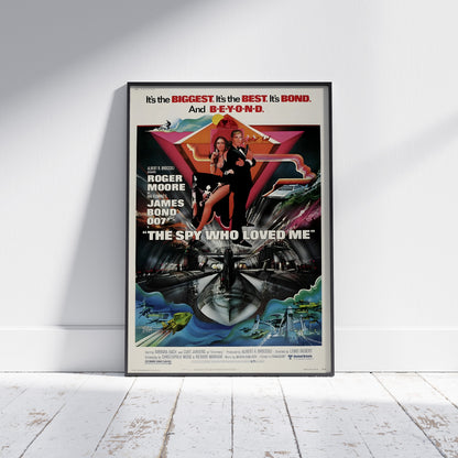 The Spy Who Loved Me - James Bond Poster