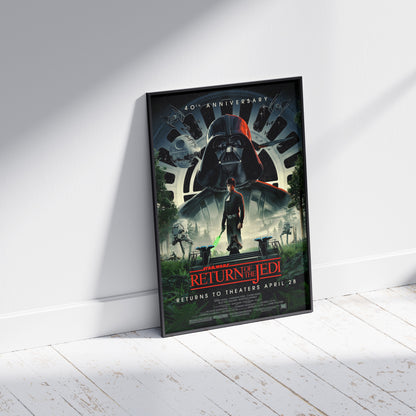 Star Wars Return of The Jedi - 40th Anniversary Poster