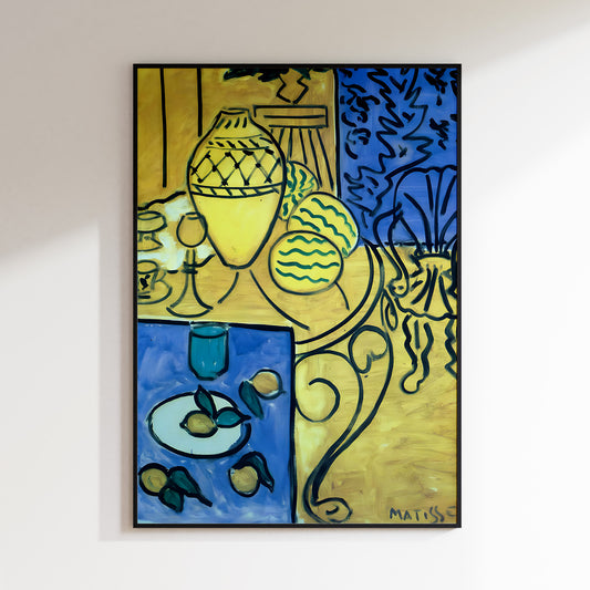 Henri Matisse - Interior In Yellow And Blue