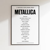 Metallica setlist – 21 June 2026 at Aviva Stadium, Dublin