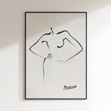 Picasso Body Line Drawing