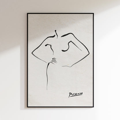 Picasso Body Line Drawing