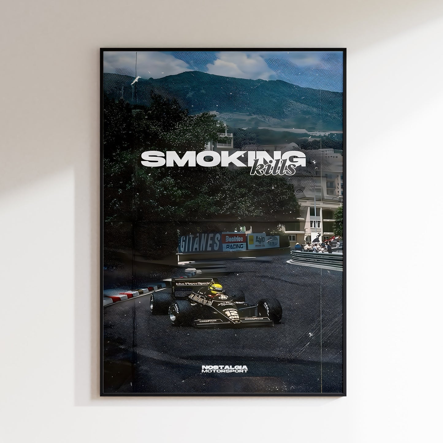 Smoking Kills Vintage F1 Poster