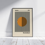 Bauhaus - Orange Circle Poster