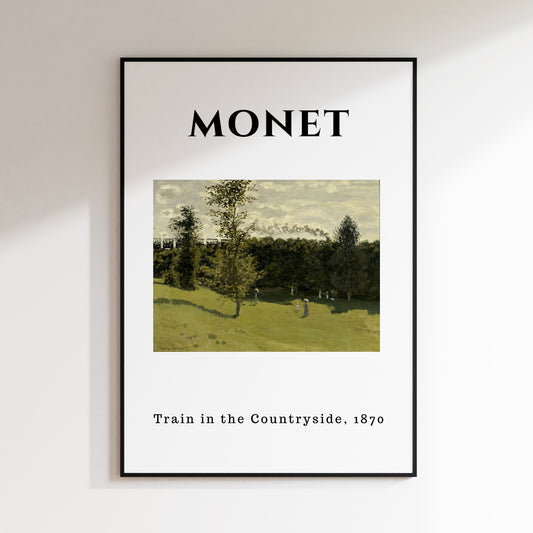 Monet - Train in the Countryside 1870