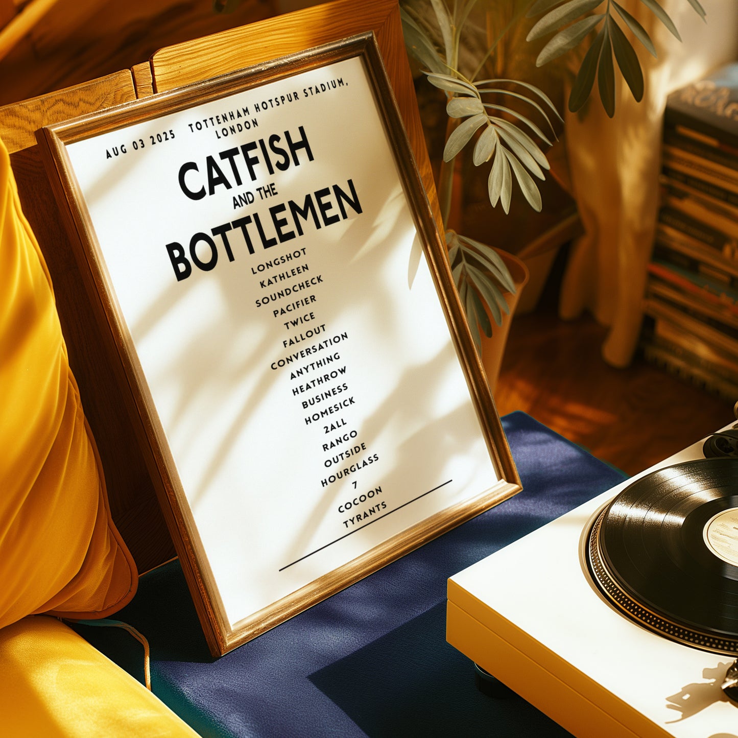 Catfish and the Bottlemen Setlist,  August 3rd 2025, Tottenham Hotspur Stadium, London