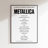 Metallica setlist – 28 June 2026 at Principality Stadium, Cardiff