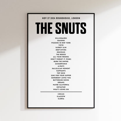 The Snuts - November 27th 2024 at  Roundhouse, London, England