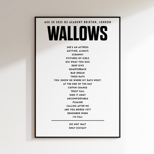 Wallows - August 20th 2025 O2 Academy Brixton, London