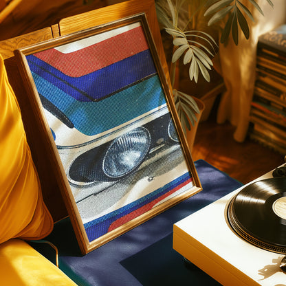 BMW M Sport Vintage Poster 2