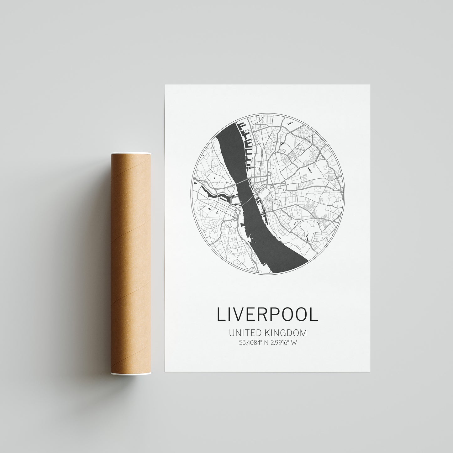 Liverpool City Print | Custom Wall Art Poster