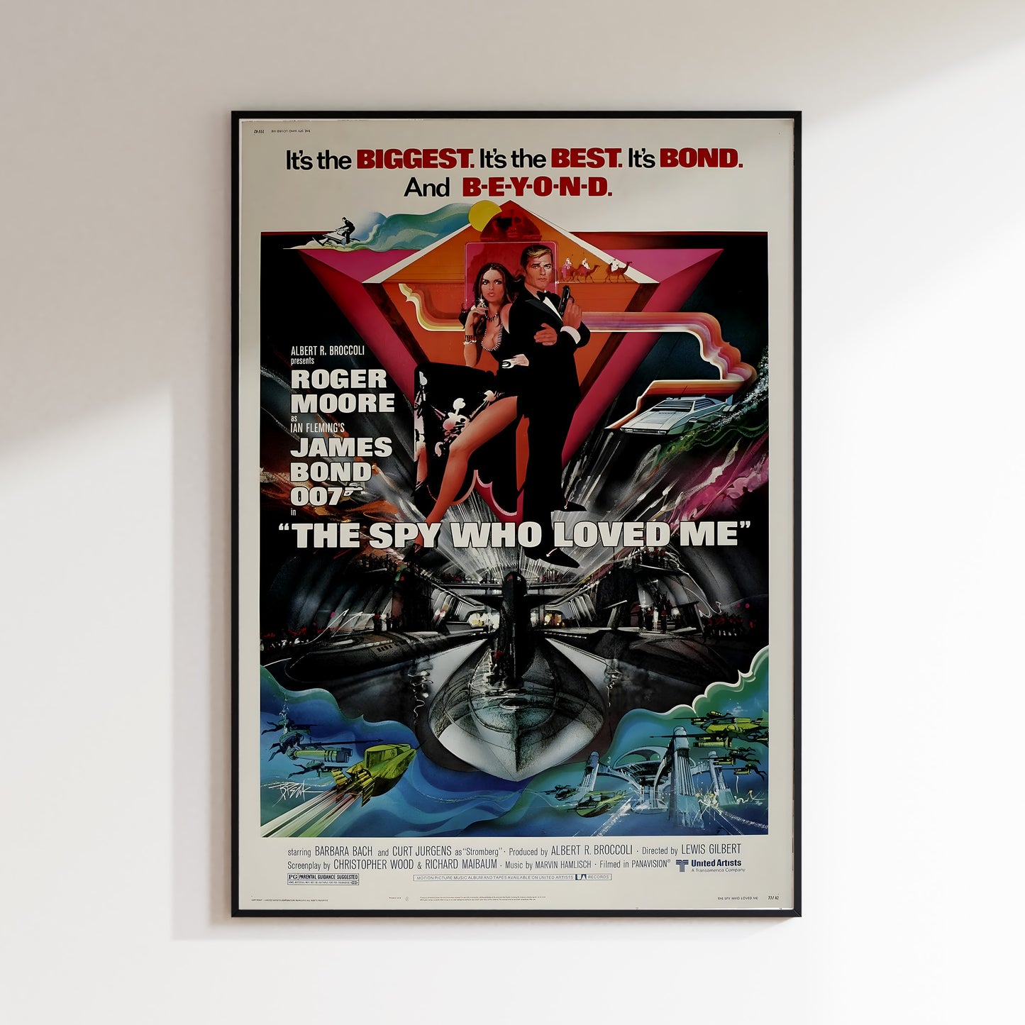 The Spy Who Loved Me - James Bond Poster