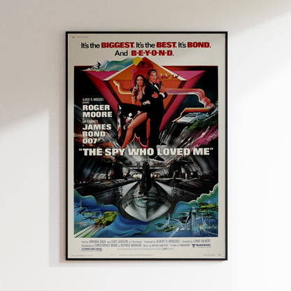 The Spy Who Loved Me - James Bond Poster