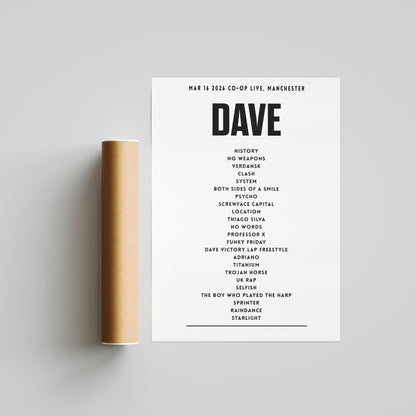 Dave - March 16th 2026 at Co-op Live, Manchester