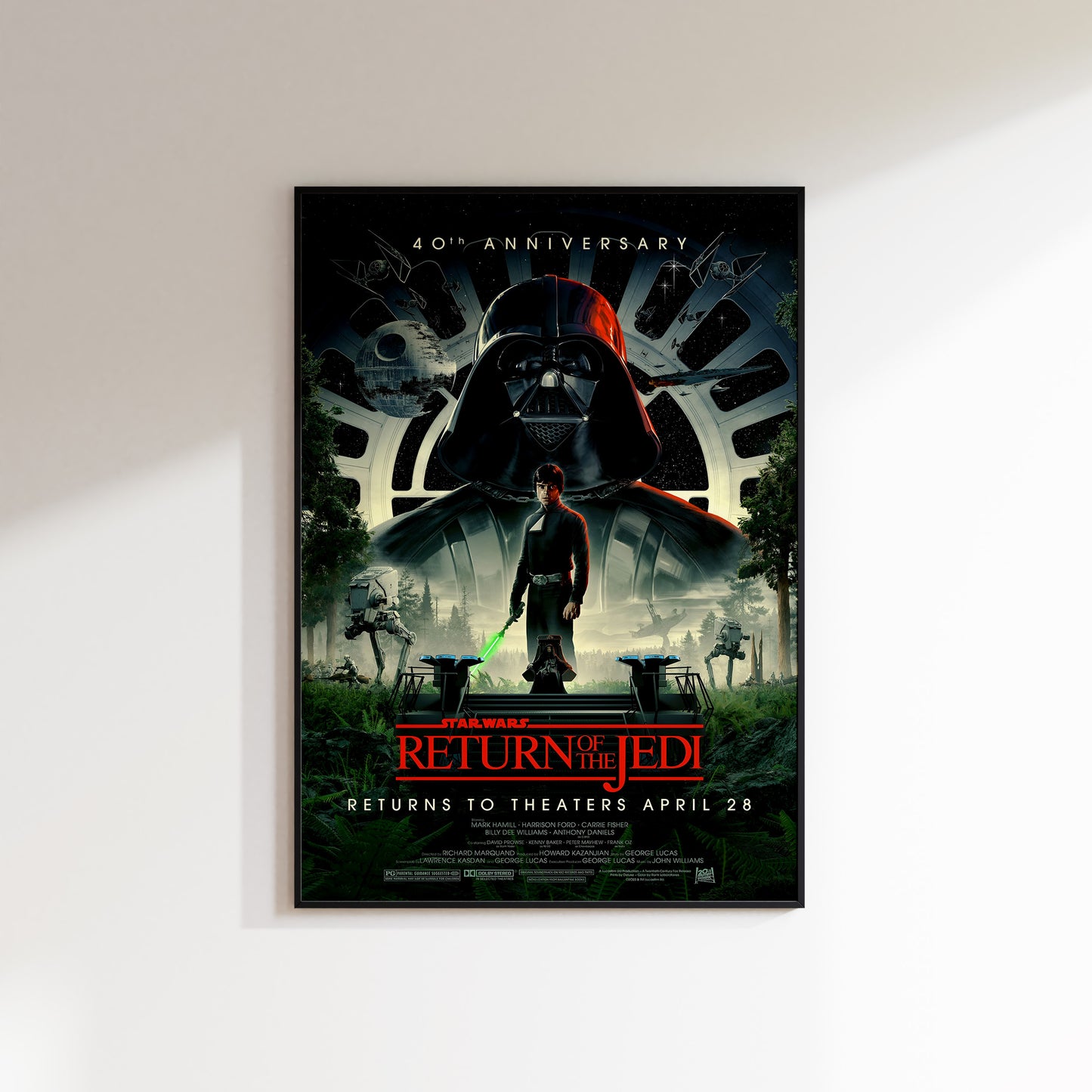 Star Wars Return of The Jedi - 40th Anniversary Poster