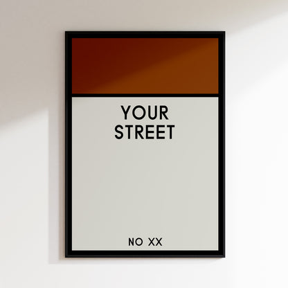 Personalized Monopoly-Style Property Card