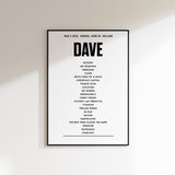 Dave - March 2nd 2026 at 3Arena, Dublin, Ireland