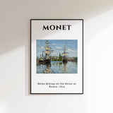Monet – Schiffe auf der Seine 1873