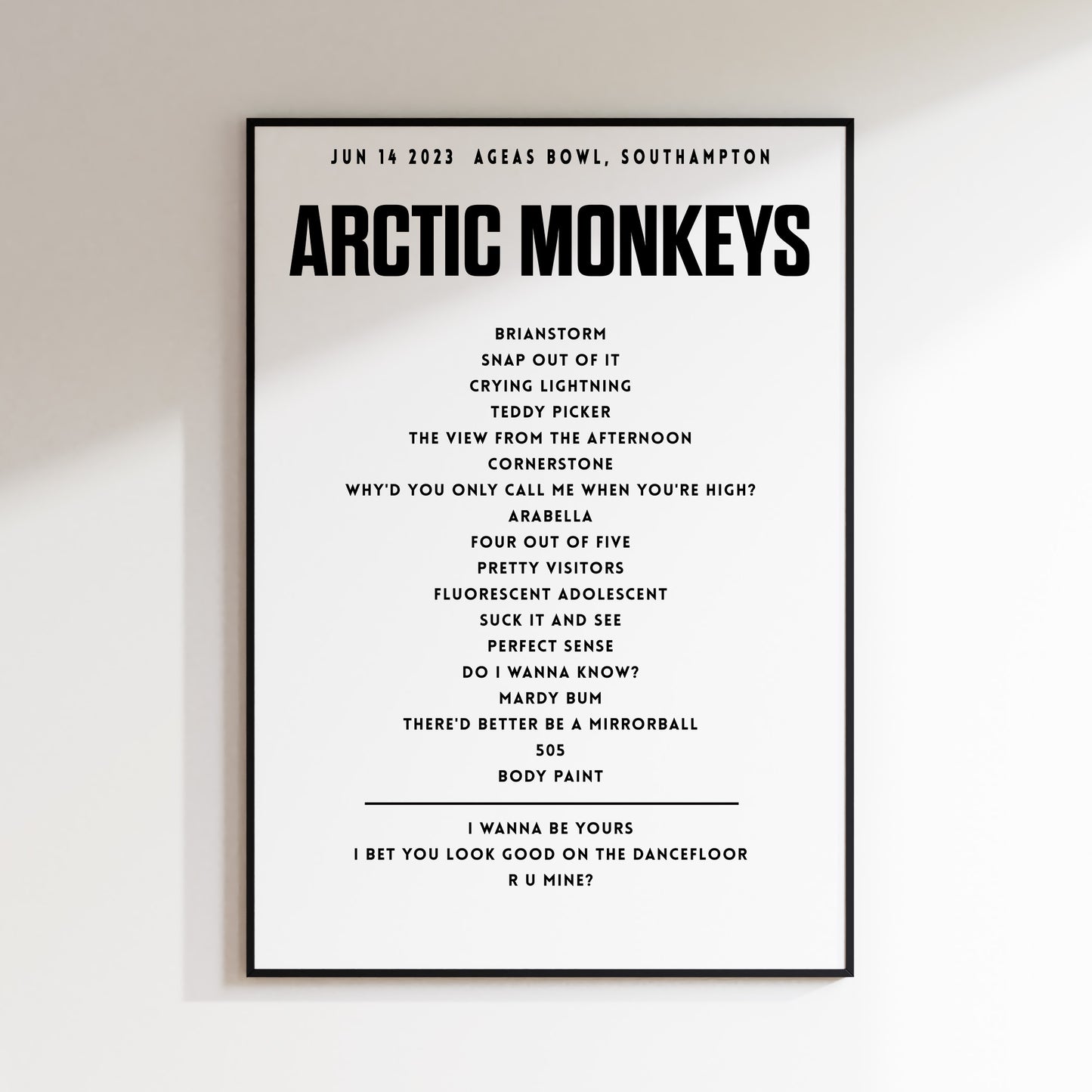 Arctic Monkeys, June  14th 2023, Ageas Bowl, Southampton