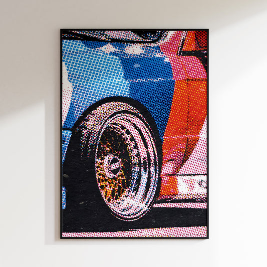 BMW M Sport Vintage Poster