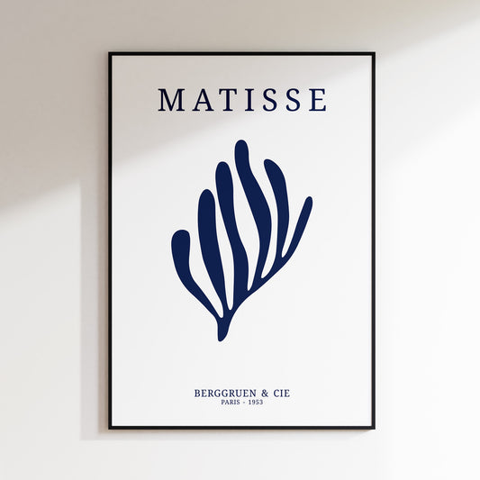 Henri Matisse - Dark Blue Coral