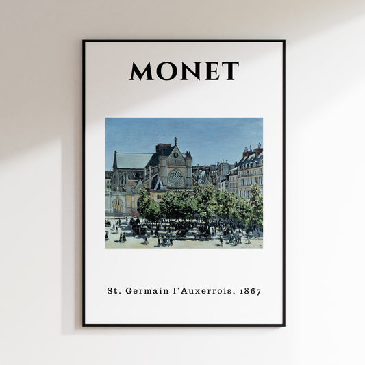 Monet - St Germain l'Auxerrois 1867