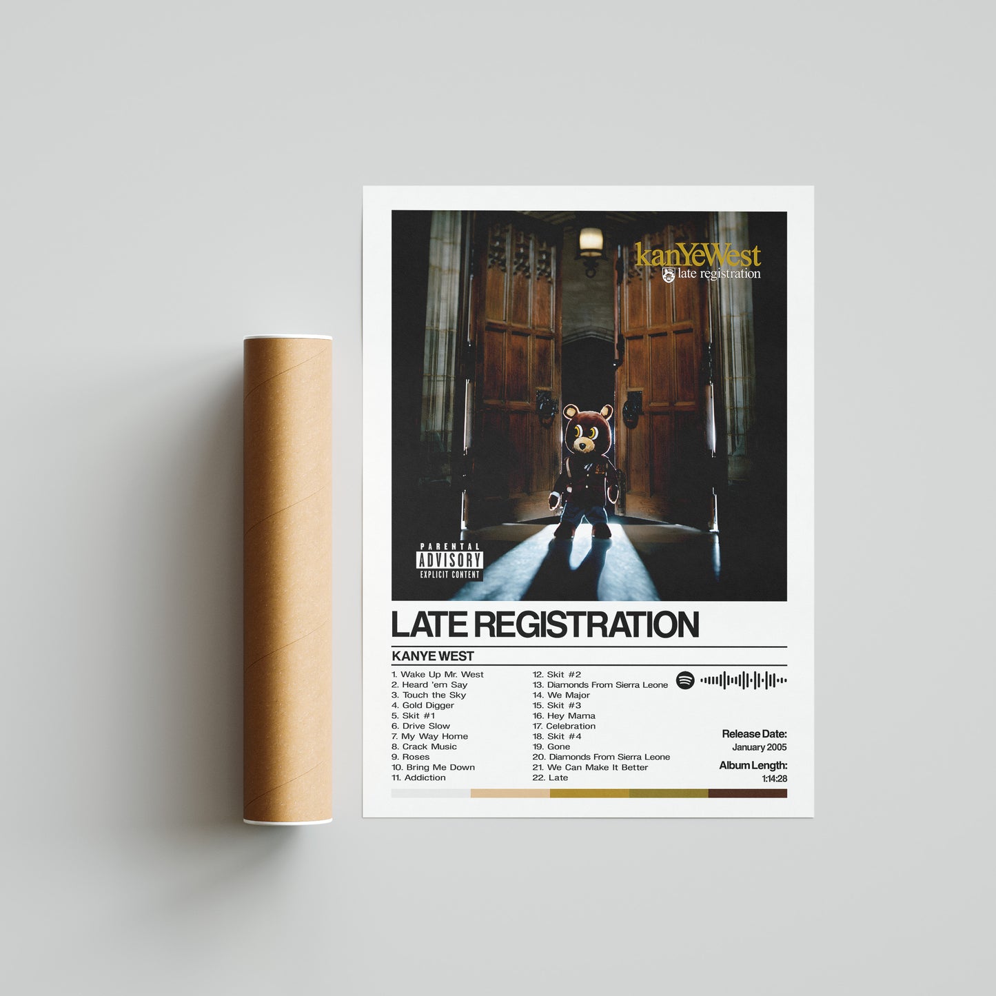 Kanye West – Inscription tardive