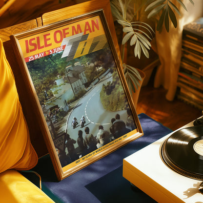 Isle of Man TT Vintage Poster