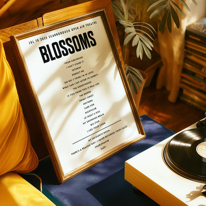 Blossoms July 10 2025  Scarborough Open Air Theatre, Scarborough