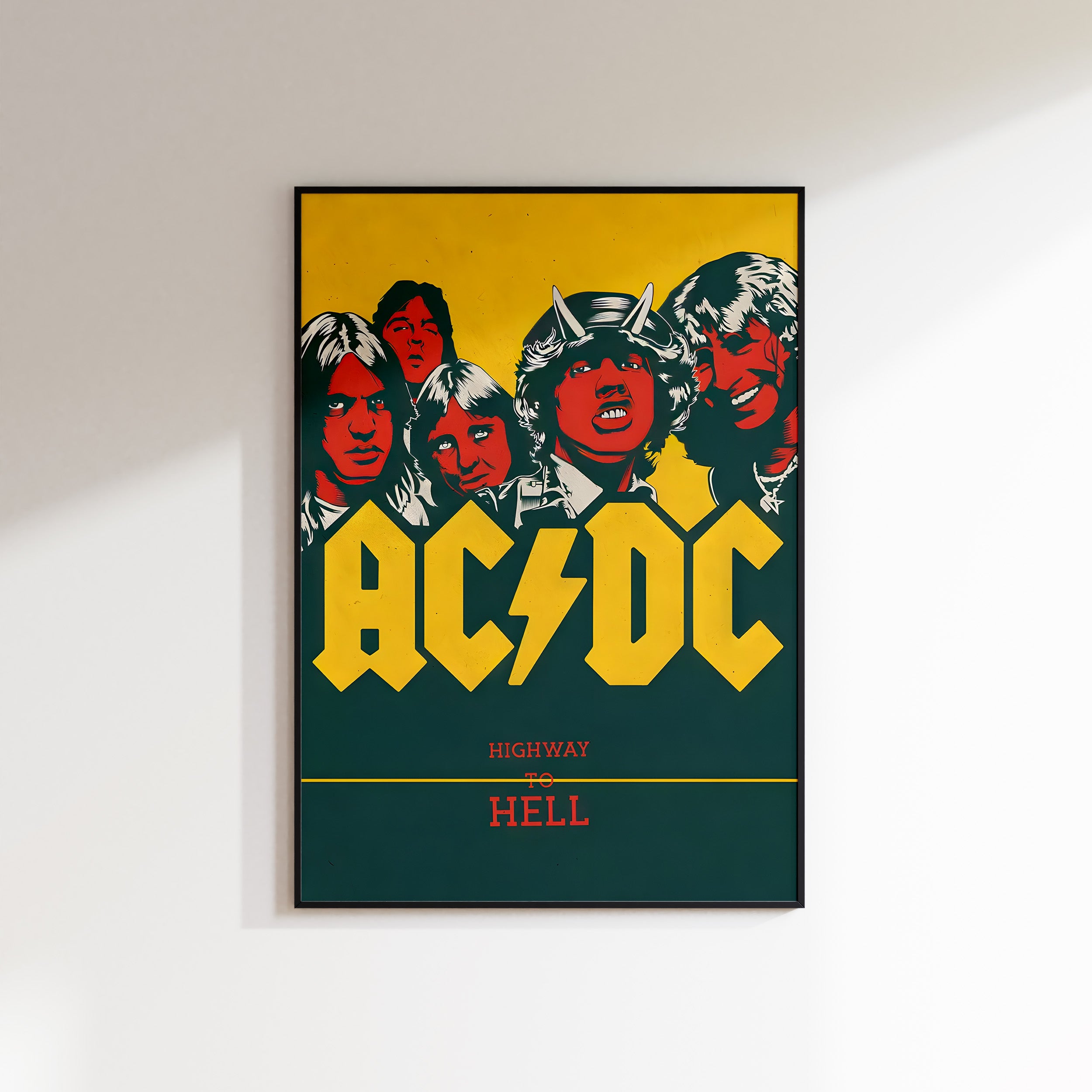 ACDC | Explore Vintage Rock Poster Prints | Perfect for Music Lovers ...