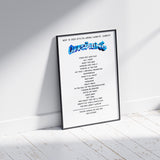 Setlist von The Offspring – 10. November 2025, Utilita Arena Cardiff, Cardiff