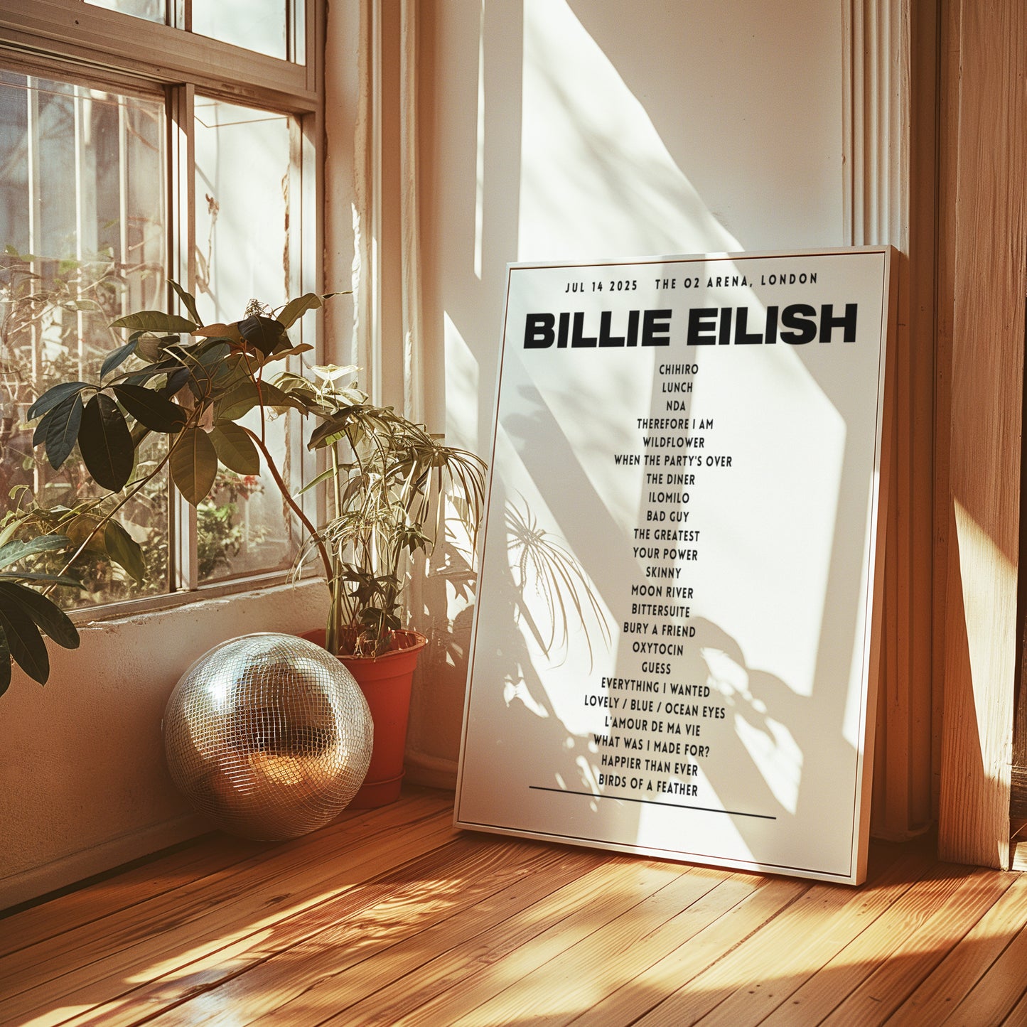 Billie Eilish Setlist - July 14th 2025, The O2 Arena, London