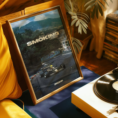 Smoking Kills Vintage F1 Poster