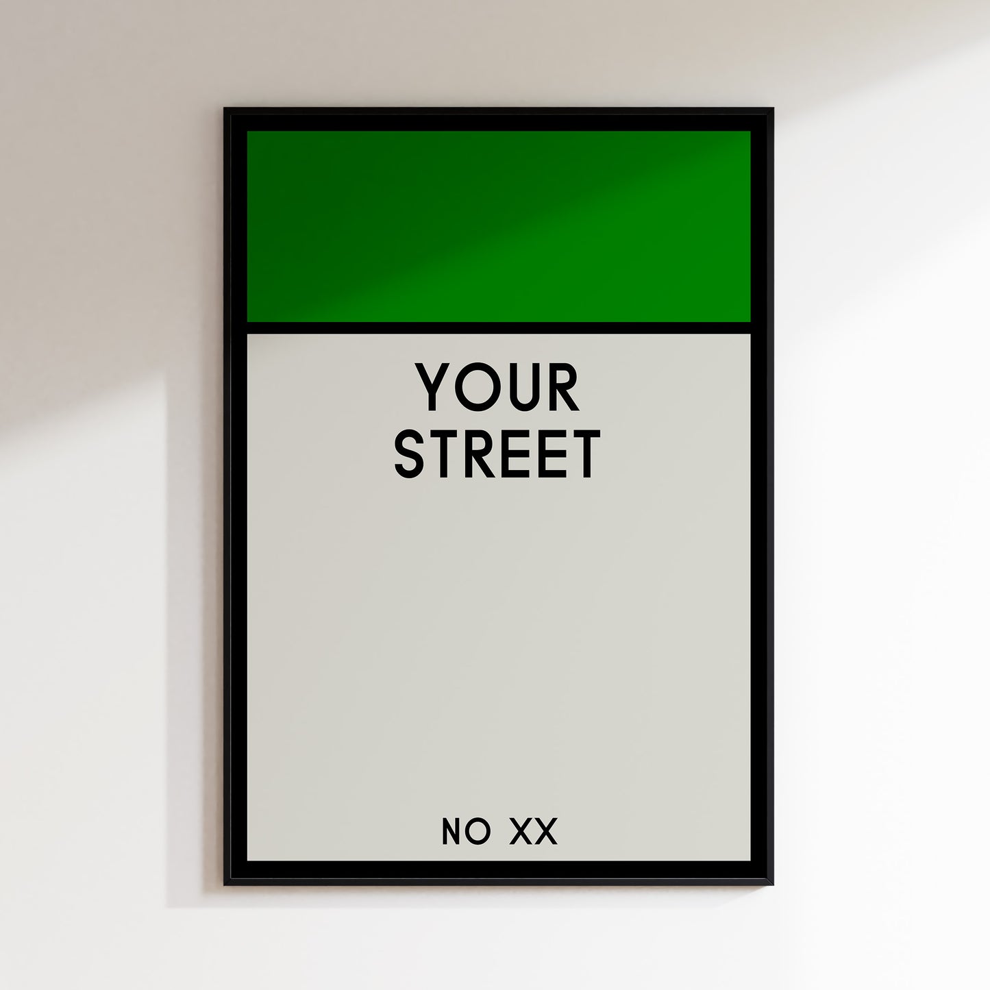 Personalized Monopoly-Style Property Card