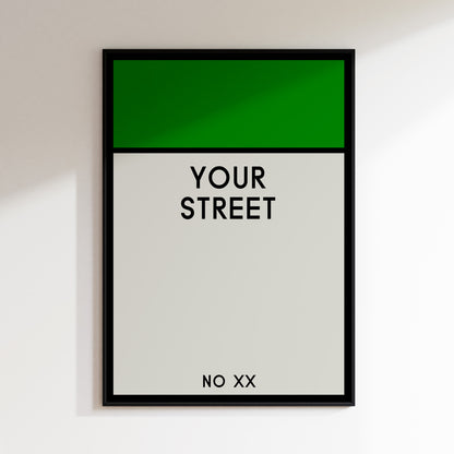 Personalized Monopoly-Style Property Card