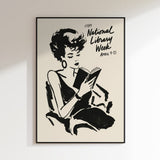 Chic Woman Reading